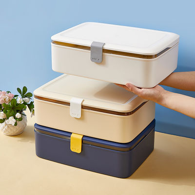 Large Capacity Household File Storage Box Magnetic Closing 37.2*27.6*12.3cm