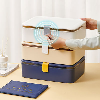 Large Capacity Household File Storage Box Magnetic Closing 37.2*27.6*12.3cm