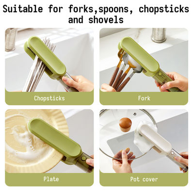 New R&D Design Fancy Reusable Knife Fork Spoon Cleaning Brush Household Multifunctional Kitchen Knife Cleaner Brush