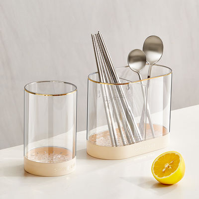 2 Sizes Kitchen Countertop Storage Utensil Holder Silverware Chopstick Organizer