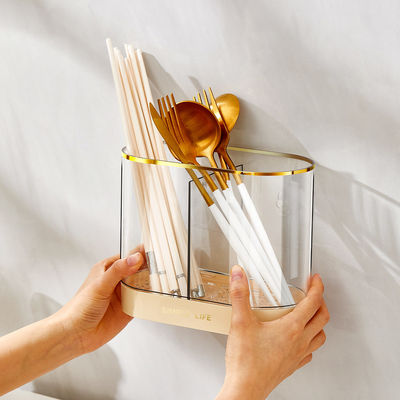 2 Different Sizes Multipurpose Plastic Kitchen Countertop Drying Cutlery Storage Holders Utensil Organizer
