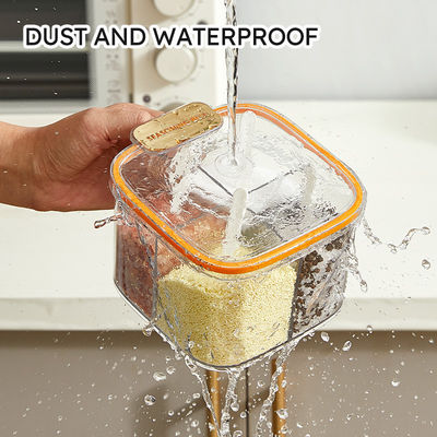 Kitchen Storage Salt Container With Lid And Spoon