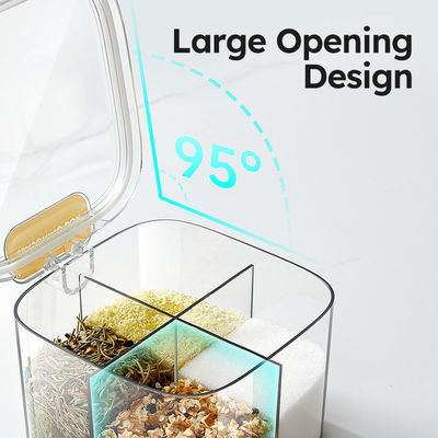 Kitchen Storage Salt Container With Lid And Spoon