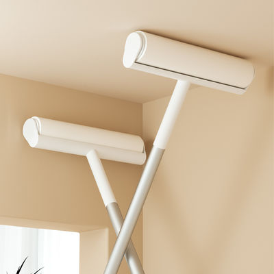 100cm Long Handle Large Sticky Lint Rollers Ceiling Floor Dust Cleaning Brushes For Pet Hair Removal