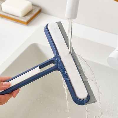 4In1 Dual Sided Glass Wiper Scraper Brush Household Squeegees Brooks Window Cleaning Tool Kit